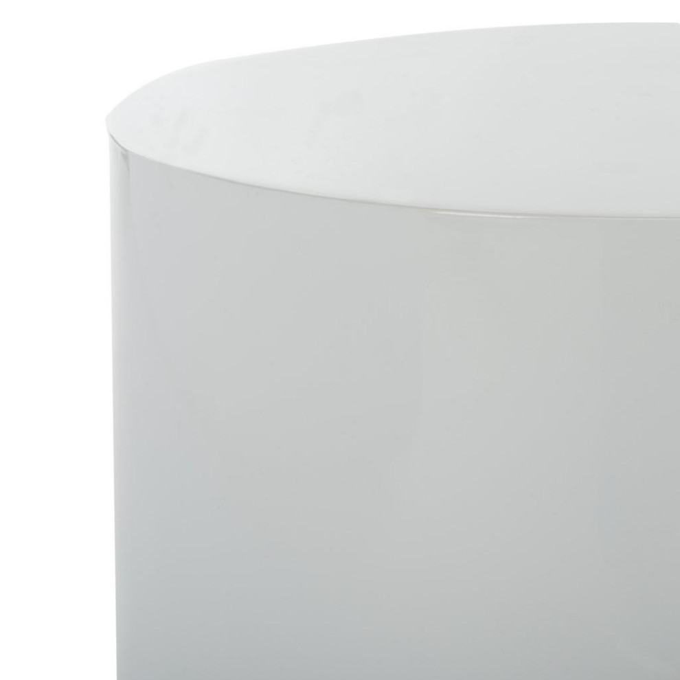 Paul Round Side Table White/Gold   Contemporary   Side Tables And End Tables   by AED Luxury Home Decor  Houzz