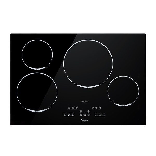 30-in Induction Cooktop with 4 Elements including 3，700-Watt Element