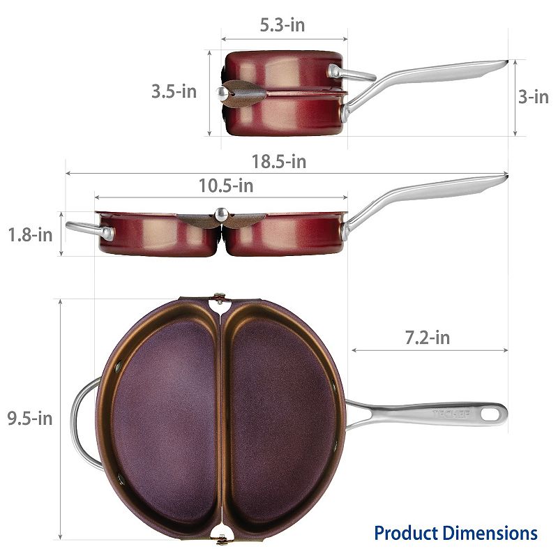 TECHEF - Frittata and Omelette Pan / Purple