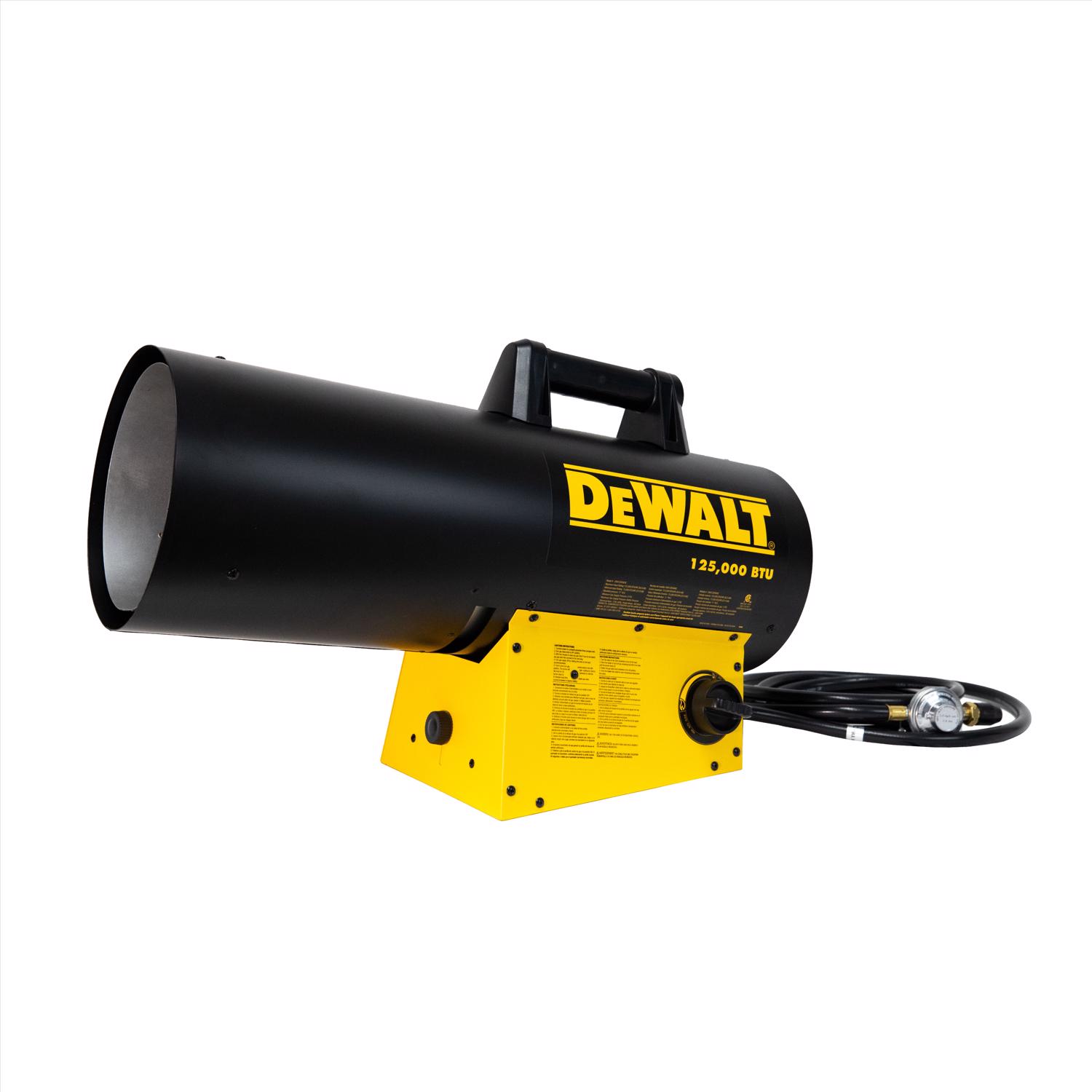 DeWalt 125，000 Btu/h 3000 sq ft Forced Air Propane Portable Heater