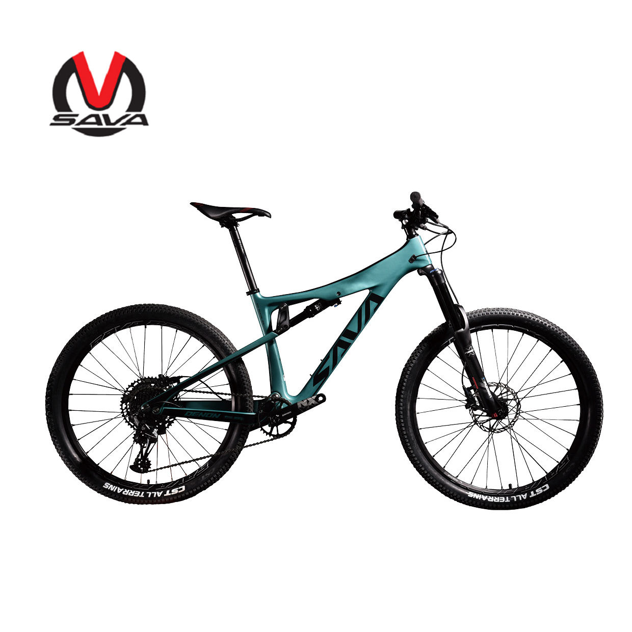 SAVA carbon fiber frame mountain bike 27.5 FULL SUSPENSION carbon fiber bicycle factory wholesale carbon mtb cycle