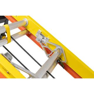 Werner 40 ft. GlideSafe Fiberglass Extension Ladder 300 lbs. Load Capacity Type IA Duty Rating T6240-2GS