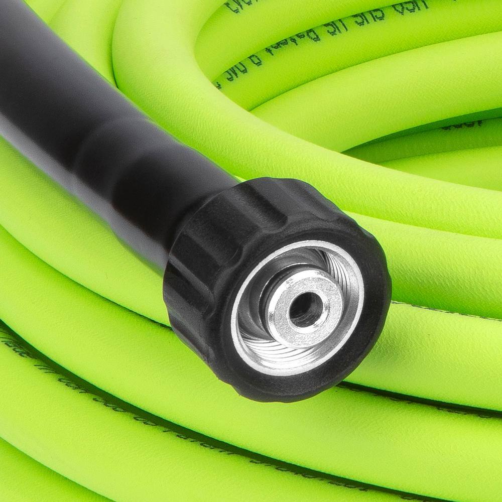 Flexzilla 516 in. x 50 ft. 4000 PSI Pressure Washer Hose with M22 Fittings HFZPW40550M