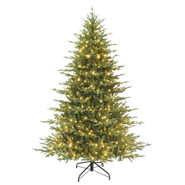 Puleo International 7.5 ft. PreLit Dorchester Fir Artificial Christmas Tree