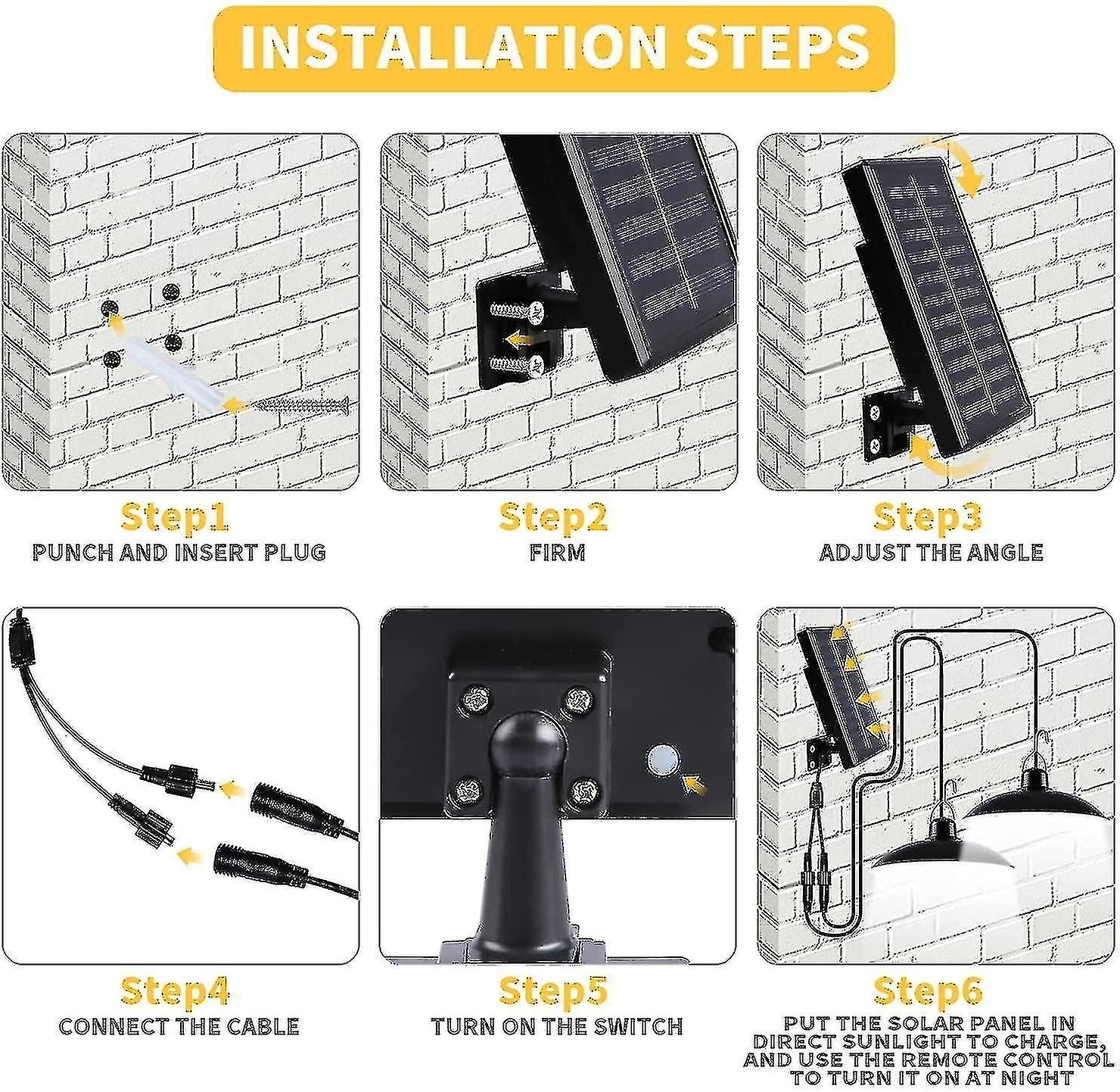 Body Sensing Solar Waterproof Pendant Light Indoor Double/single Head Pendant Light Garden Corridor Outdoor Barn Gazebo Shed