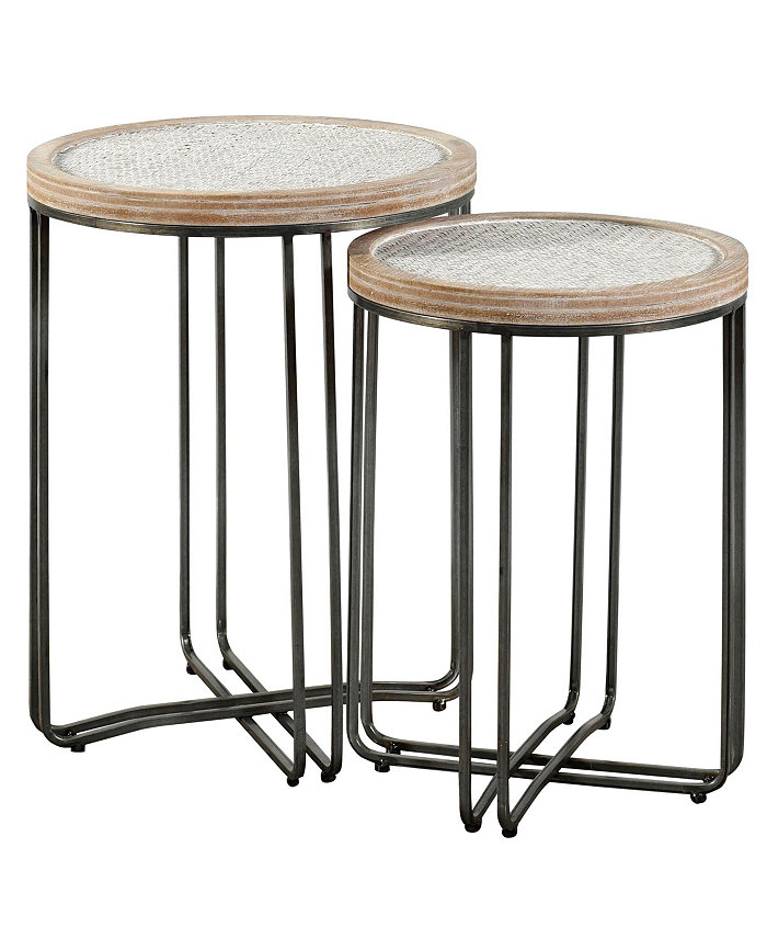 StyleCraft Home Collection Ryder 2pc Side Table Set