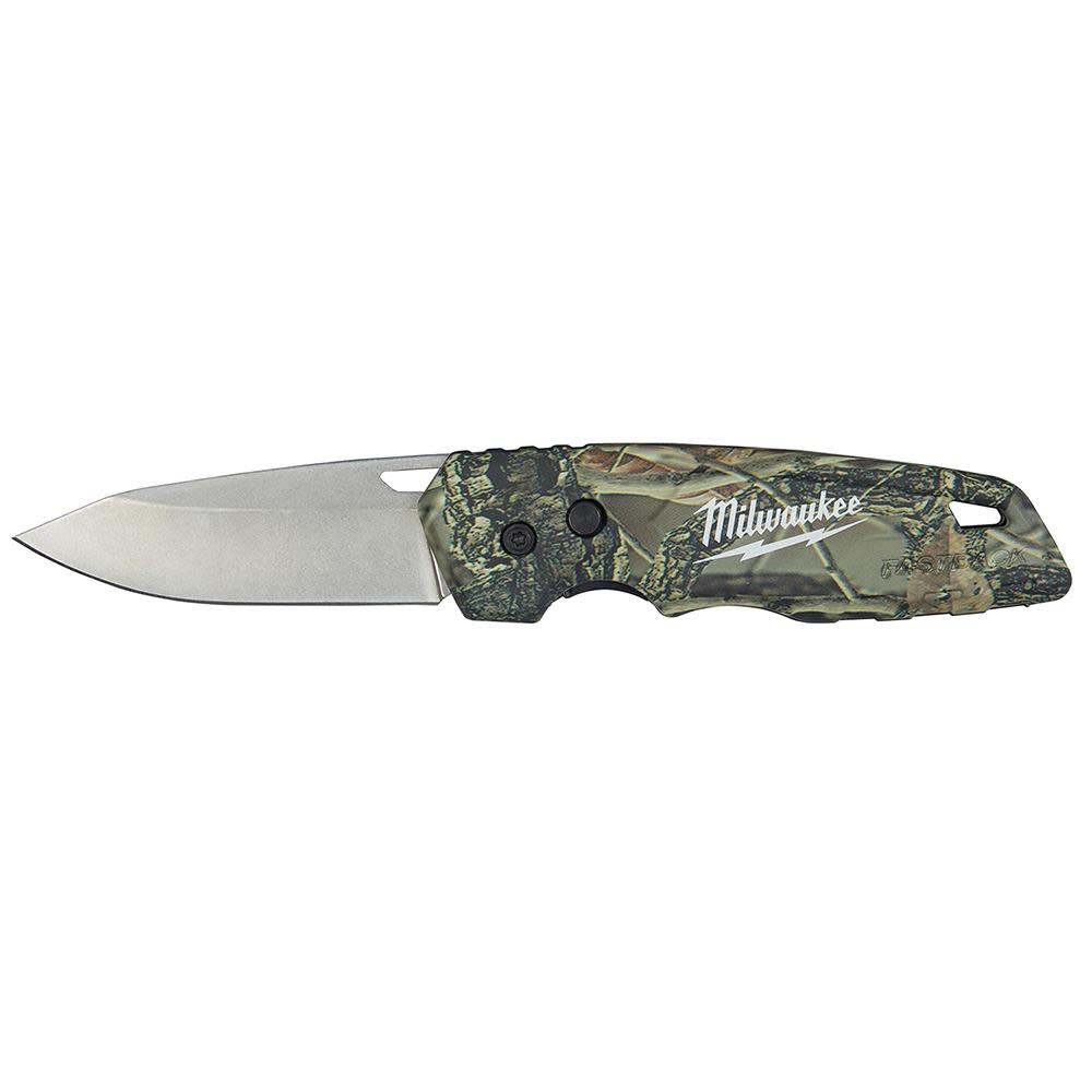 Milwaukee FASTBACK Camo Folding Knife 48-22-1524 from Milwaukee