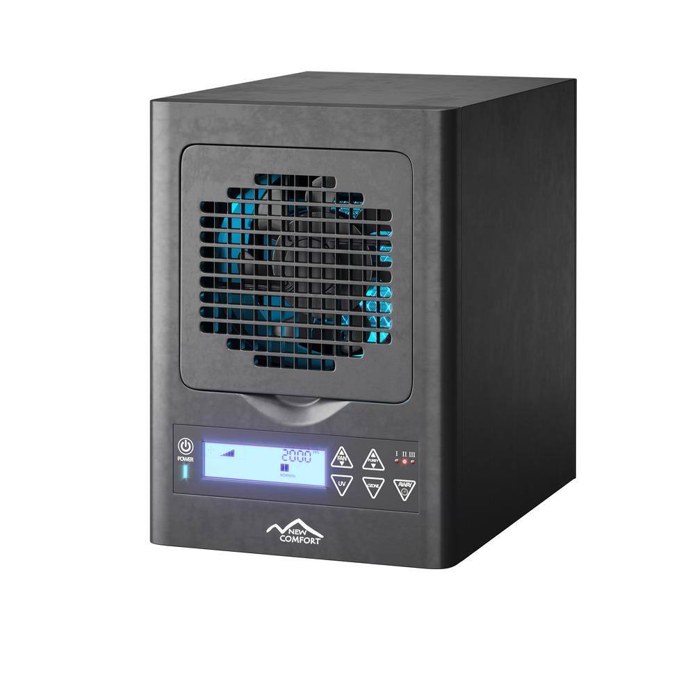 New Comfort Black BL 3000 6 Stage Ozone Generator Air Purifier with Electronic Display BH30002013