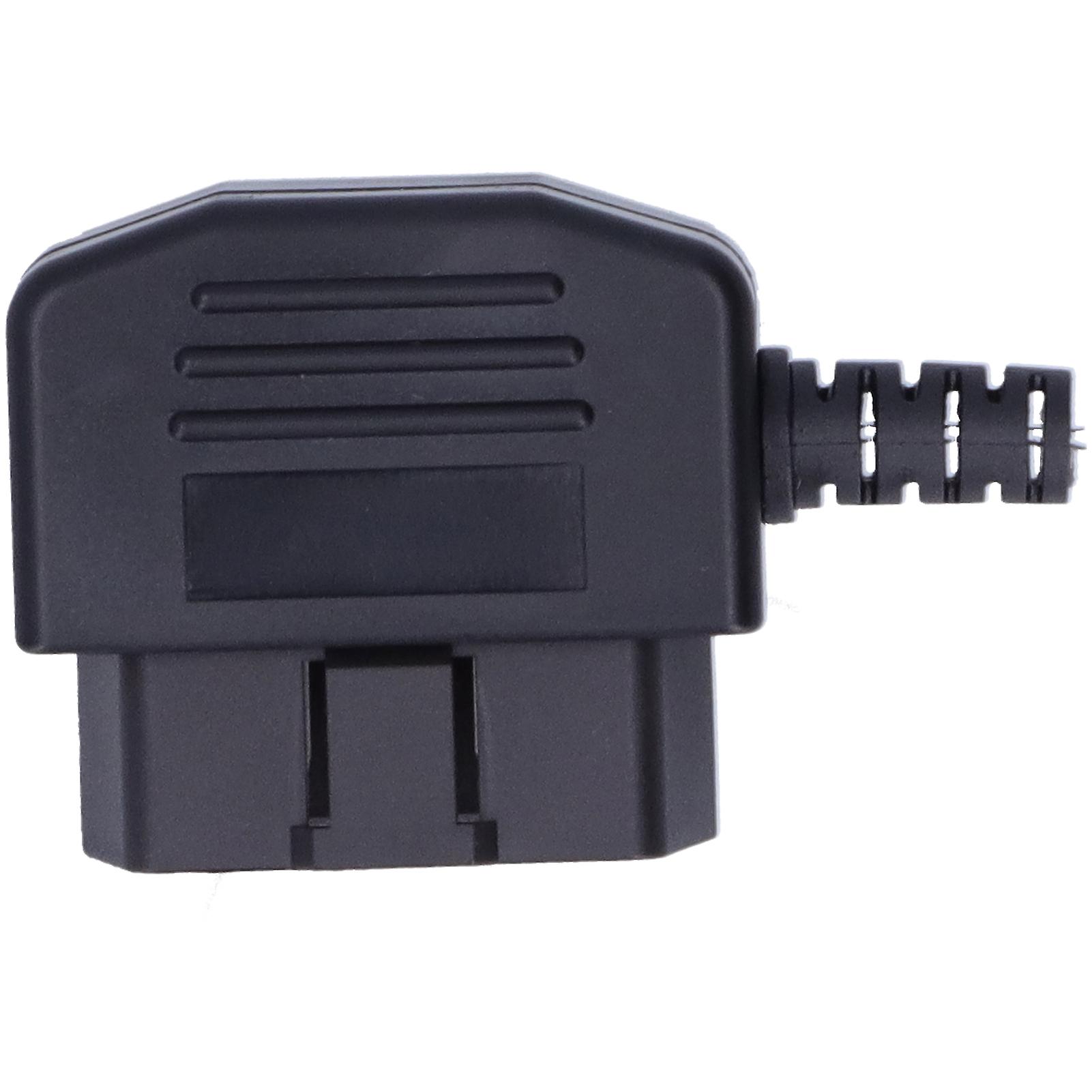 Auto Obd2 16 Pin Male Connector Plug Diagnostic Tool Adapter Universal For Most Car 24v