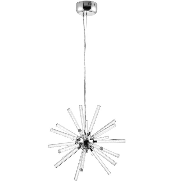 Gema Led Pendant Chrome clear Safavieh