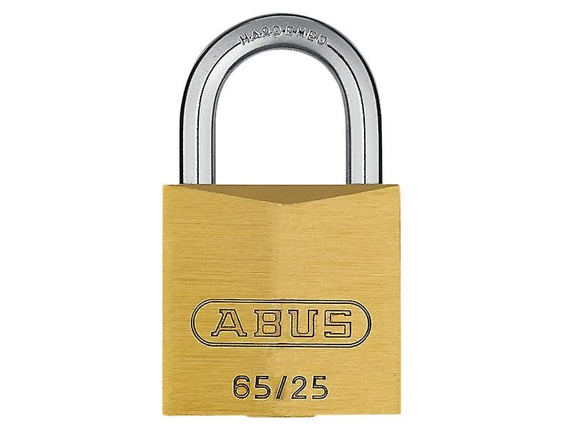 ABUS 65/25mm Brass Padlock Keyed Alike 6253 ABUKA11403