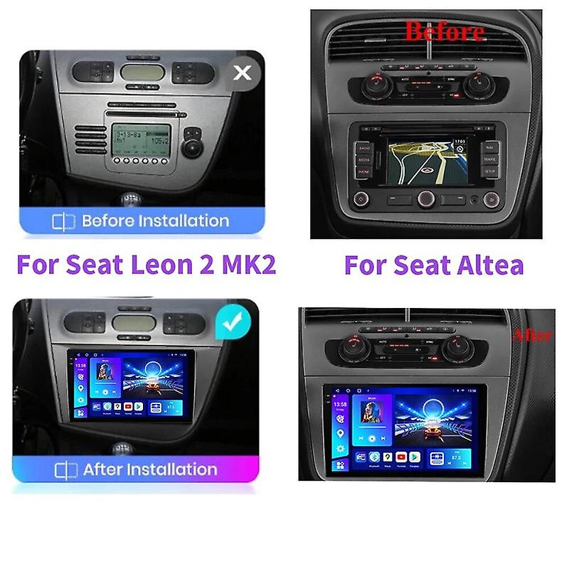 Carplay Car Radio For Seat Altea 5P 2004-2015 Toledo 5P III 3 2004- 2009 LHD Multimedia video Player