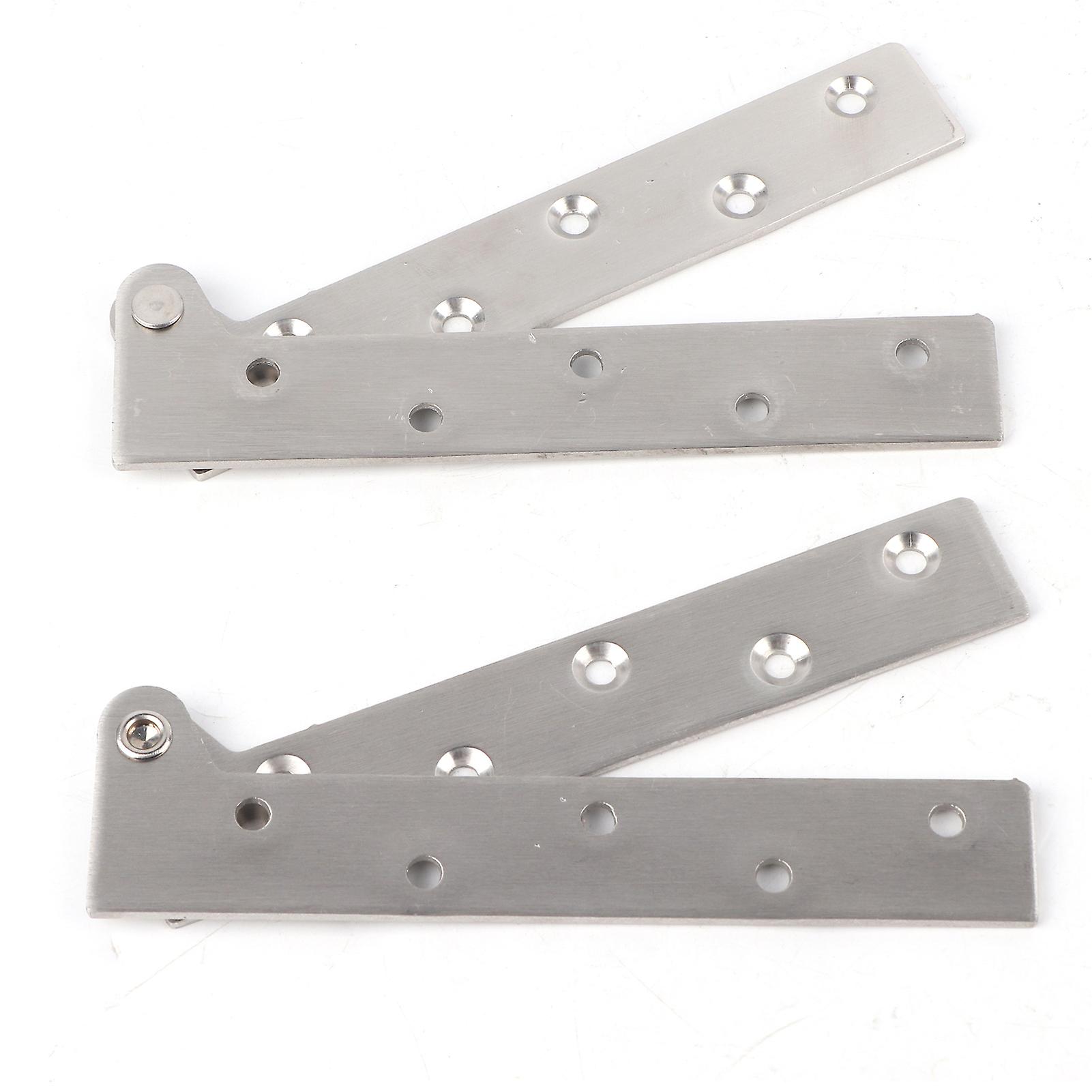 2pcs Stainless Steel Hinge 180 Degrees Rotation Door Shaft Hinge Furniture Hardware Accessories