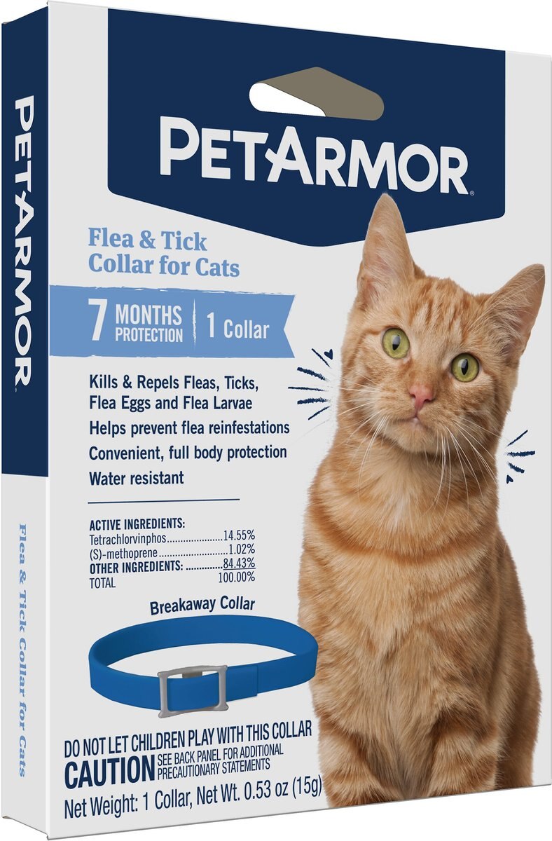 PetArmor Flea and Tick Cat Collar， 7-mos. supply， 1 count