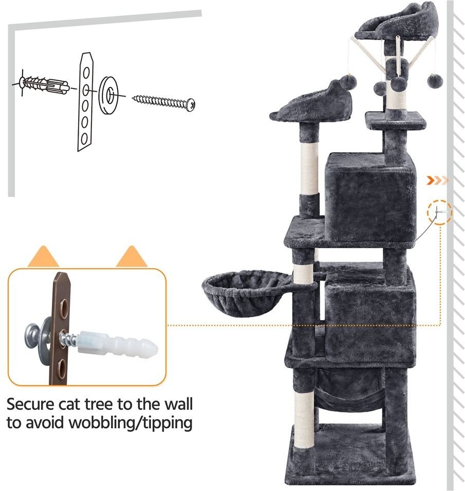 Yaheetech Multi-Level 67-in Cat Tree