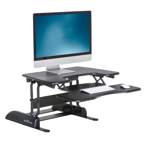 VariDesk ProPlus Manual Standing Desk Converter， 30”W， Black