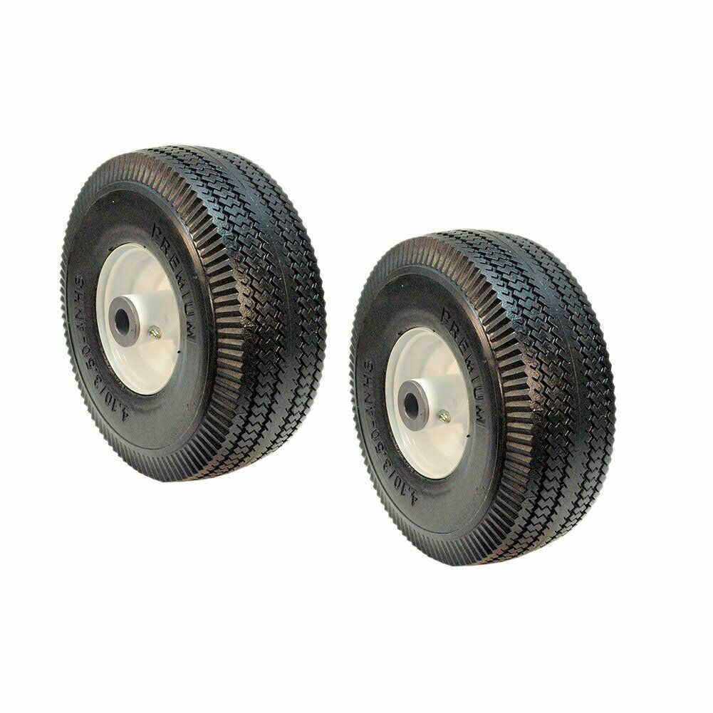 2 Pack Of Rotary 15087 Flat Free Wheel Assemblies