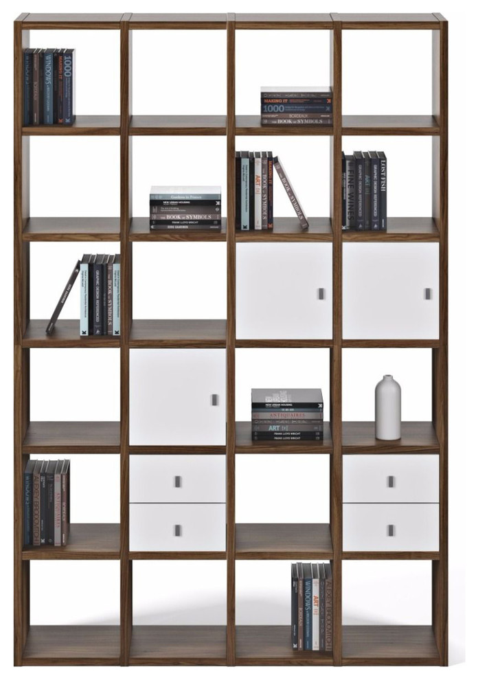 Modern Modular Large Bookcase  ampDisplay Shelves   Transitional   Bookcases   by Plush Pod Decor  Houzz