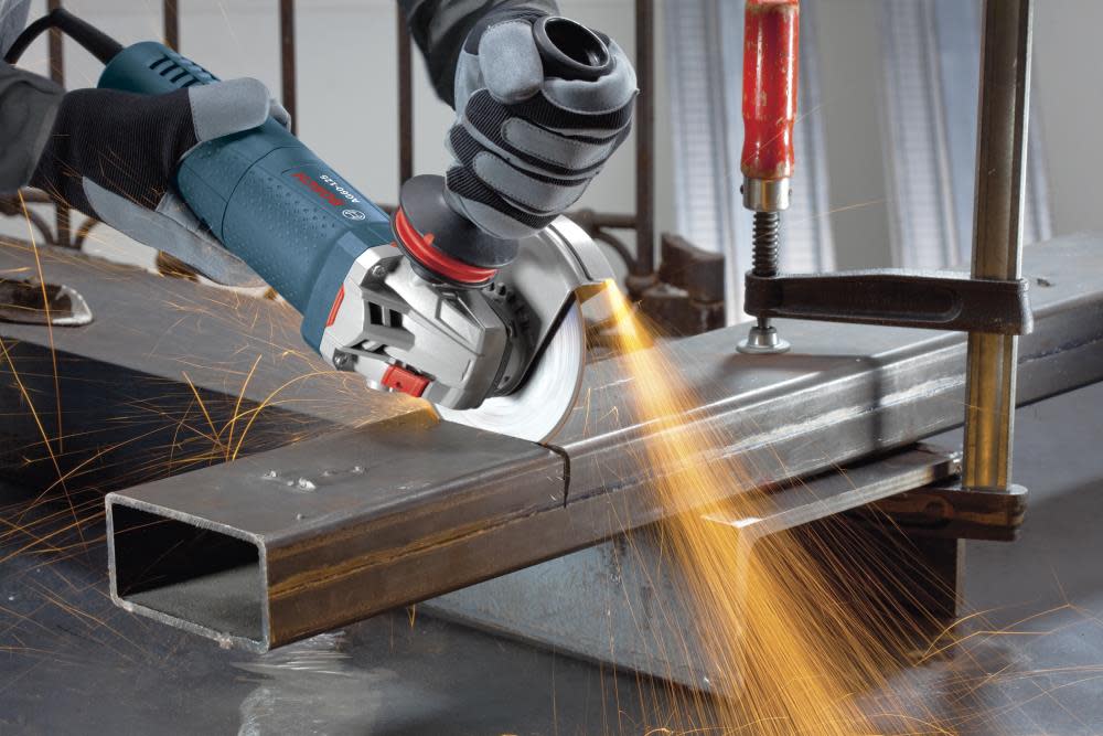 6 In. High-Performance Angle Grinder with No-Lock-On Paddle Switch