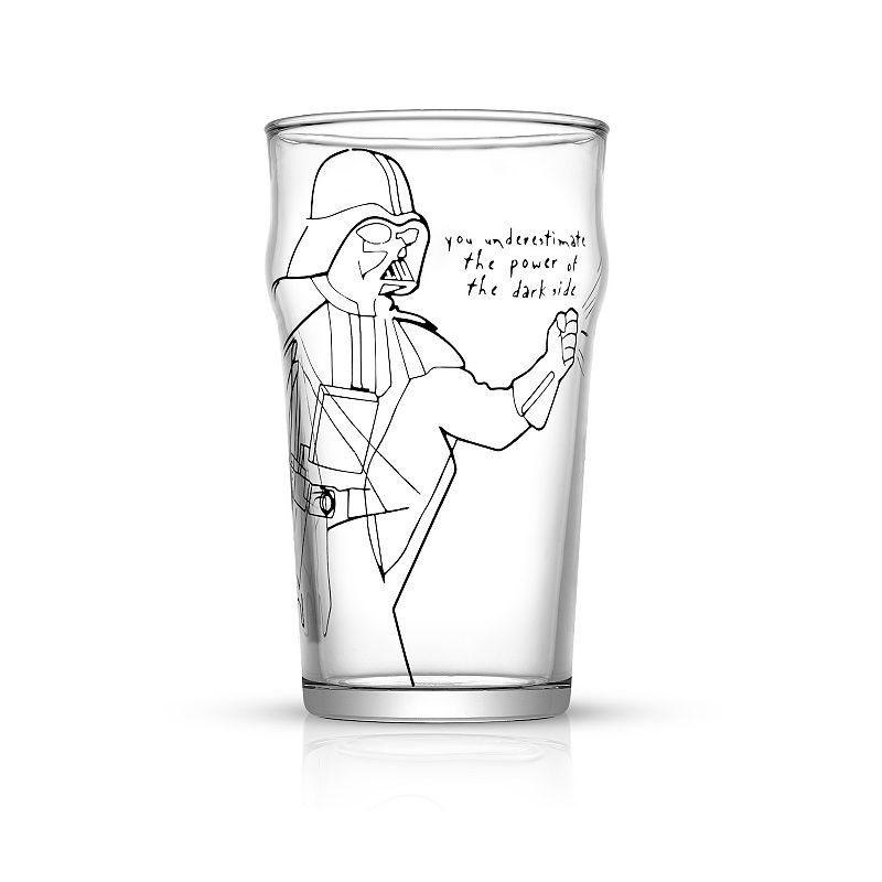 JoyJolt Star Wars Striking Sketch Characters Collection 4-pc. Pint Glasses