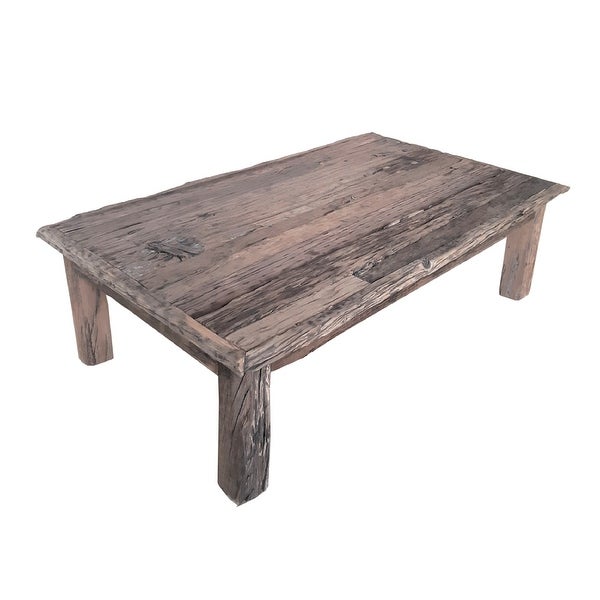 AandB Home Rustic Coffee Table - Brown