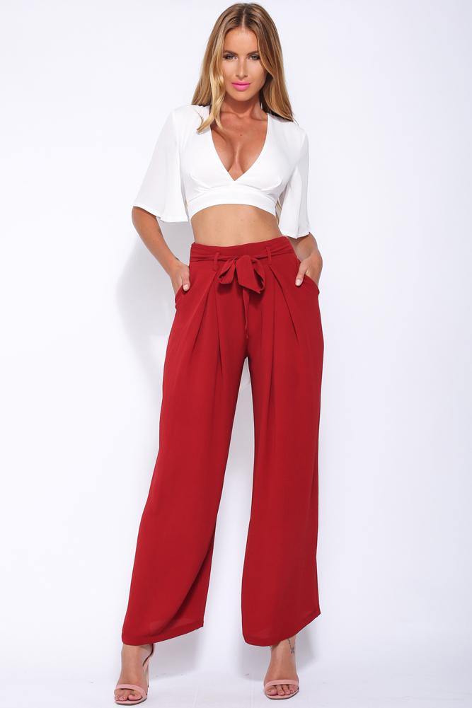 Grand Finale Pants Burgundy