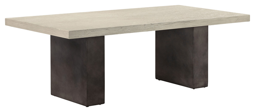 24 quotGrey Concrete Rectangular Coffee Table   Coffee Tables   by HomeRoots  Houzz