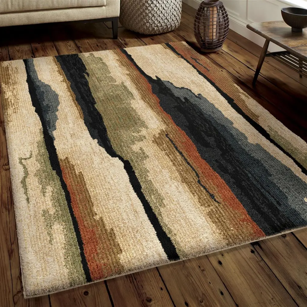 Next-Generation 5 x 8 Rock Cliff Multi-Colored Area Rug