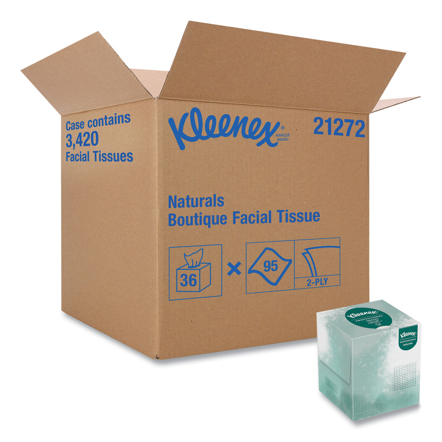 Naturals Facial Tissue by Kleenexandreg; KCC21272BX