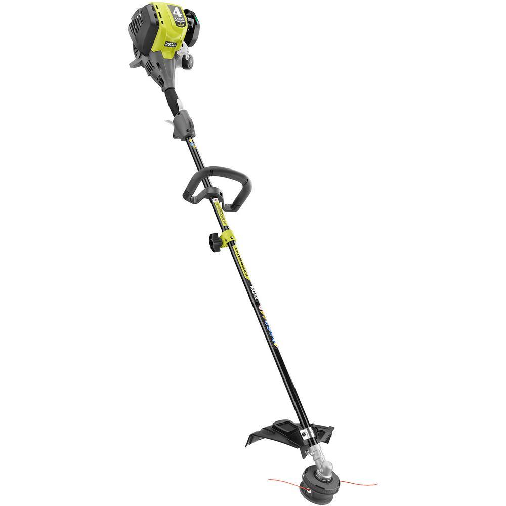 RYOBI 4-Stroke 30 cc Attachment Capable Straight Shaft Gas Trimmer RY4CSS