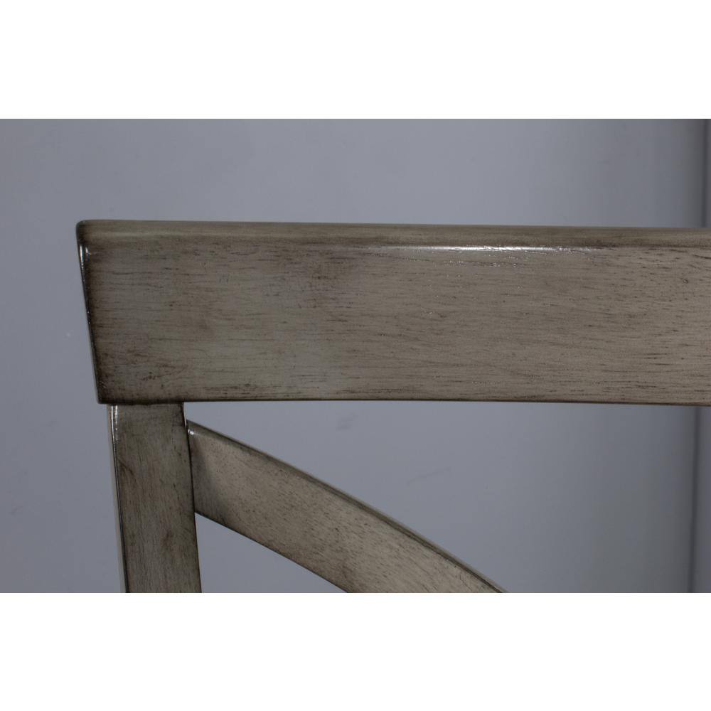 Hillsdale Furniture Ellendale 31.25 in. Aged Gray Bar Stool 5304-831