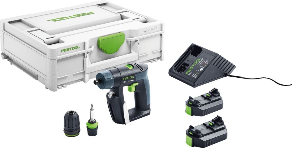 Festool 6-Plus CXS 2 Compact Cordless 10.8 Volt Drill Driver