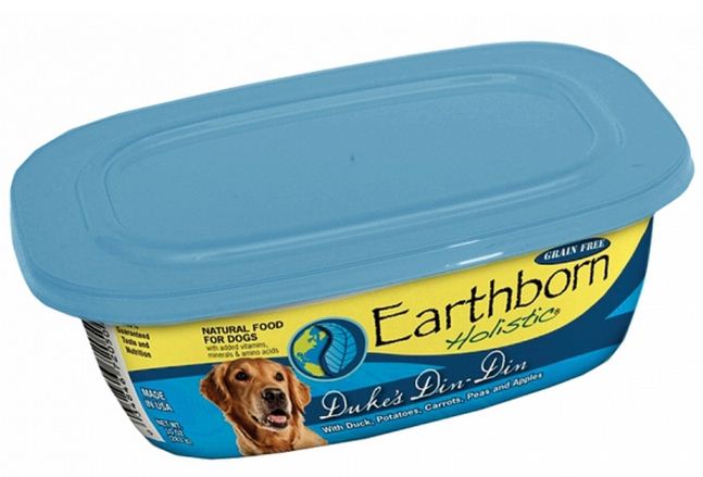 Earthborn Holistic Dukes Din Din Gourmet Dinners Grain Free Moist Dog