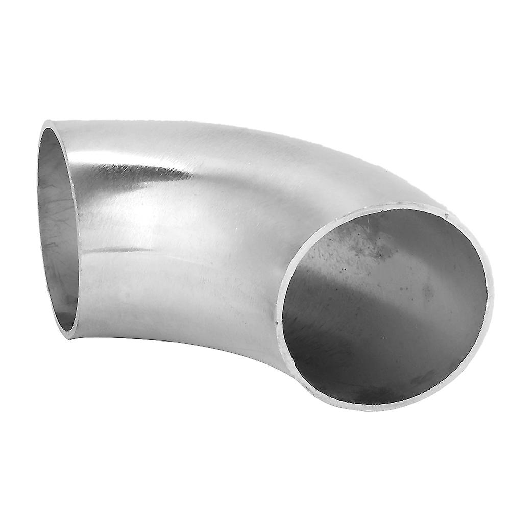 Stainless Steel Exhaust Elbow 90 Degree 44mm 1.75in Od Bend Pipe Fitting