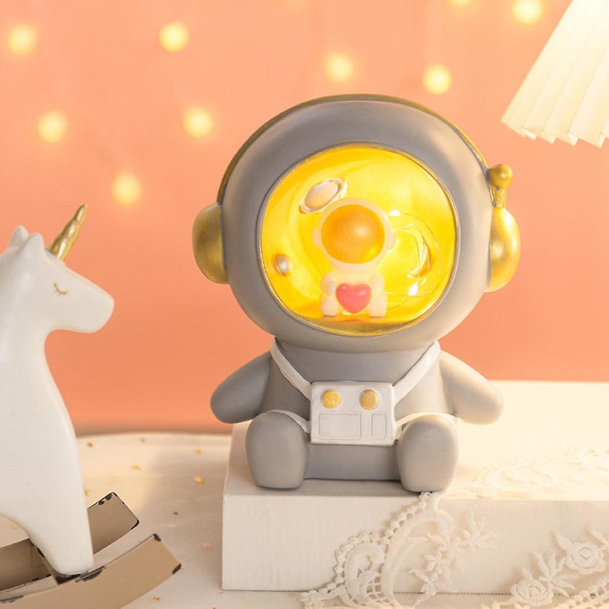 2pcs Astronaut Night Light，silicone Night Light， Kids Touch Lamps，baby Night Light Are Suitable For Children's Room Decoration