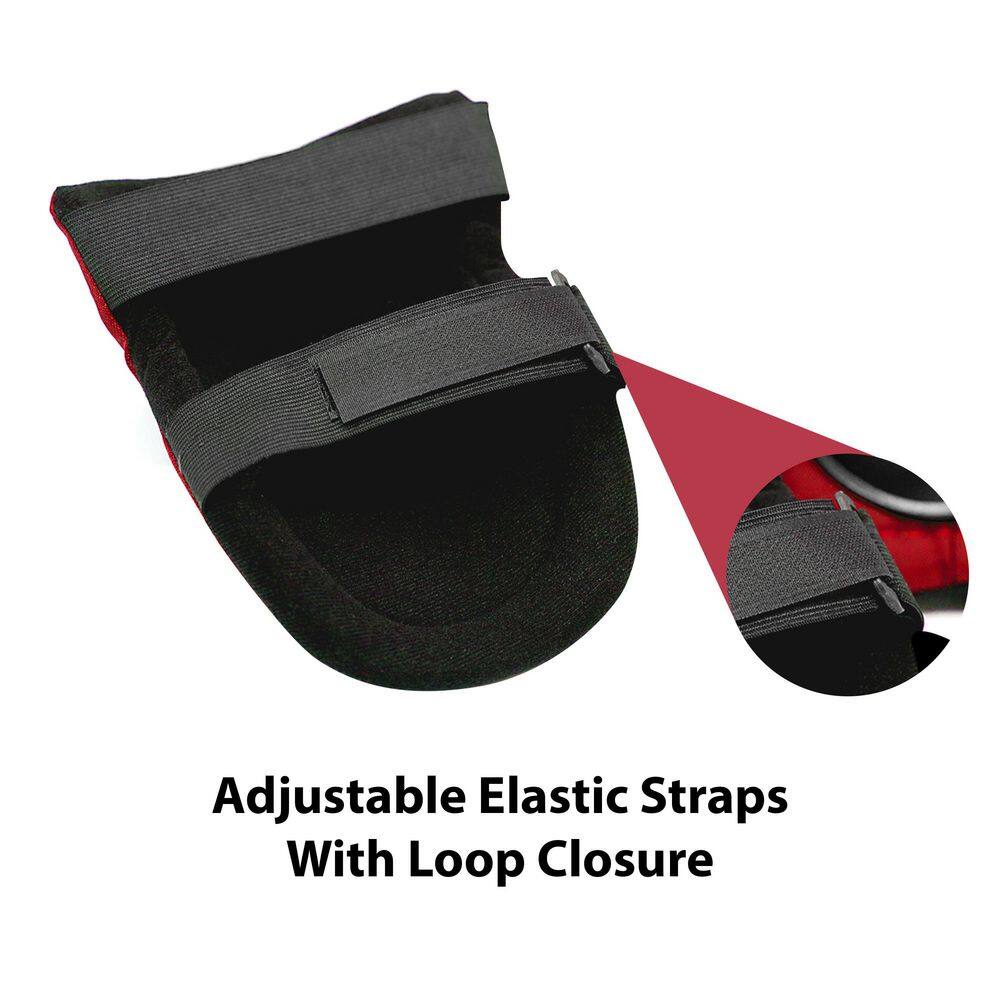 Safe Handler Tough Cap Thick Foam Padding Adjustable Elastic Straps (RED) BLSH-ES-PE-KP