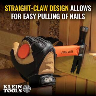 Klein Tools Straight-Claw Hammer 16-Ounce 13 in. H80816