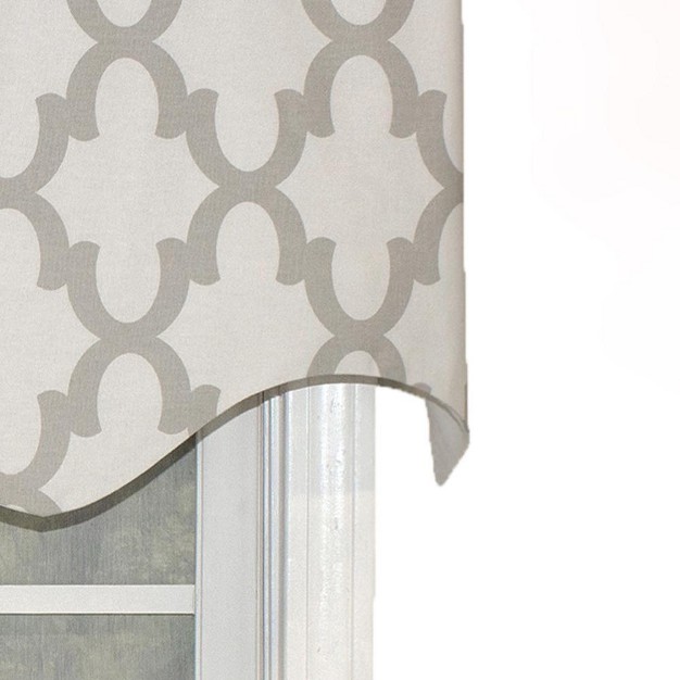 Rod Pocket Valance 50 quot X 17 quot Gray By Rlf Home