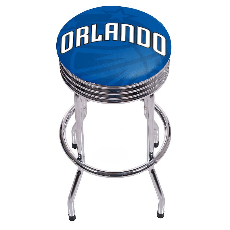 Orlando Magic Padded Ribbed Bar Stool