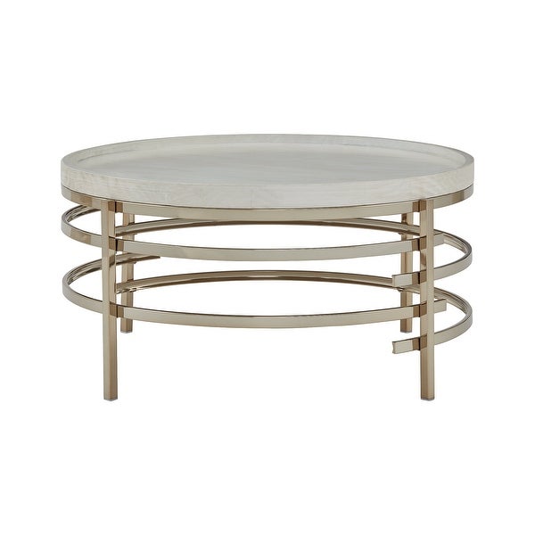 Montiflyn Round Cocktail Table - 38