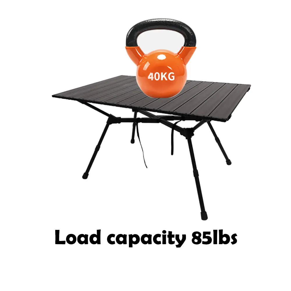 X shape Design Aluminum Roll Custom logo multifunctional foldable lightiweight camping cooking table igt camping table