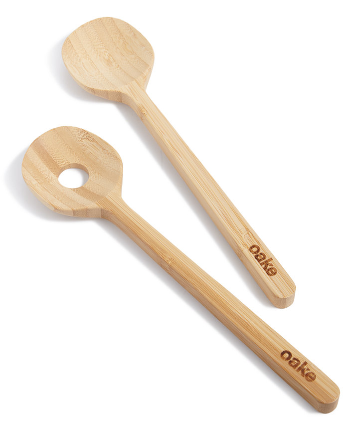 Oake Bamboo Salad Servers Created For Macy's