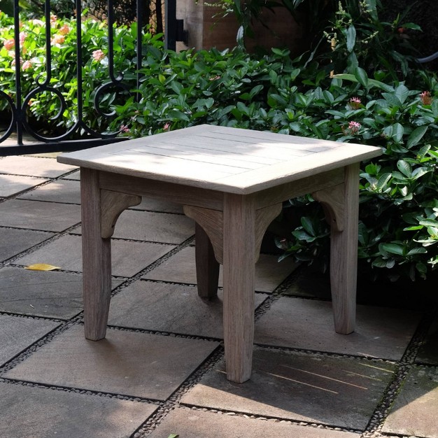 Caterina Teak Patio Side Table Cambridge Casual