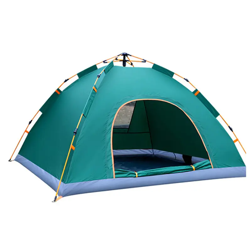 High Quality One Room Large Outdoor Camping Tents 3 4 persons Waterproof Outdoor Family Luxury Big Camping Tent