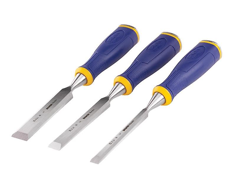 IRWIN Marples MS500 All-Purpose Chisel ProTouch Handle Set of 3 MARS500S3