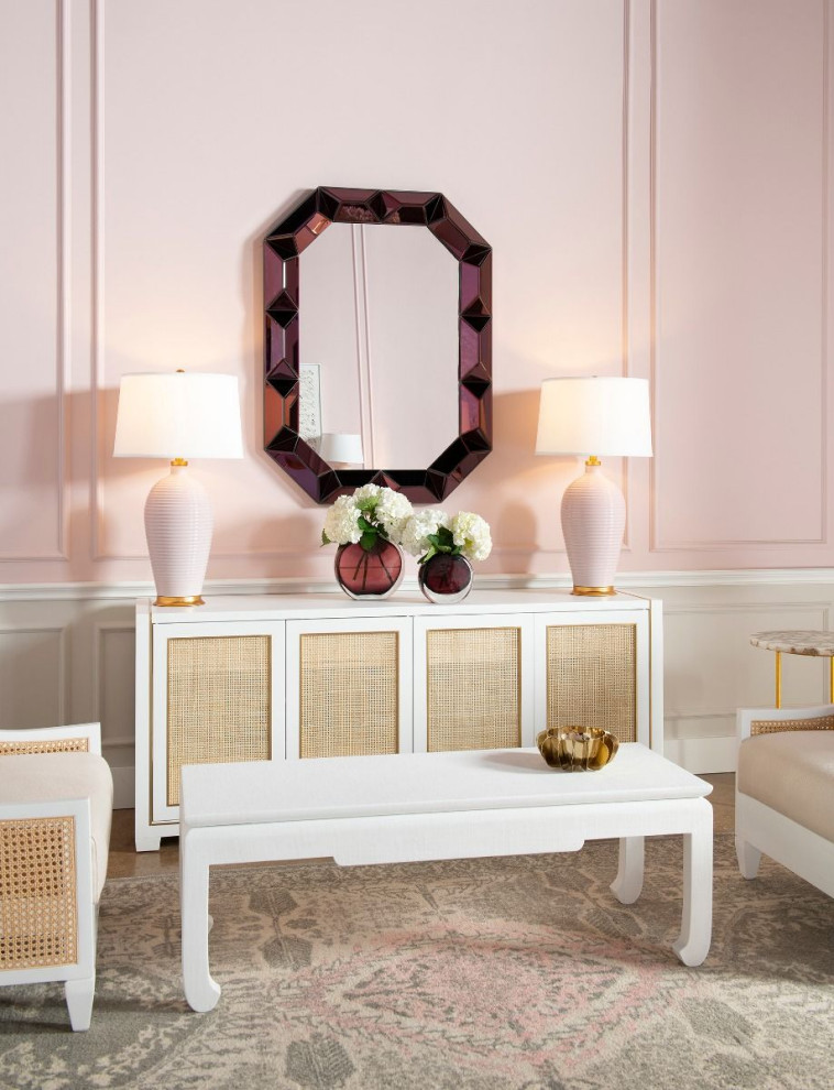 Bethany Coffee Table  White   Transitional   Coffee Tables   by Old Bones Co.  Studios  Houzz