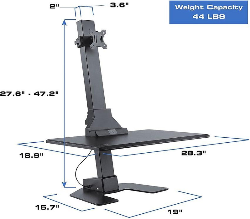 Star Ergonomics Electric SitStand Workstation SE04E1WB Motor Driven