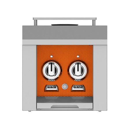 Hestan Built-In Or Cart Attached Double Side Burner With Color Options