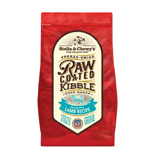 Stella and Chewy's 3.5 lb Raw Coated Grass Fed Lamb Recipe Dog Food