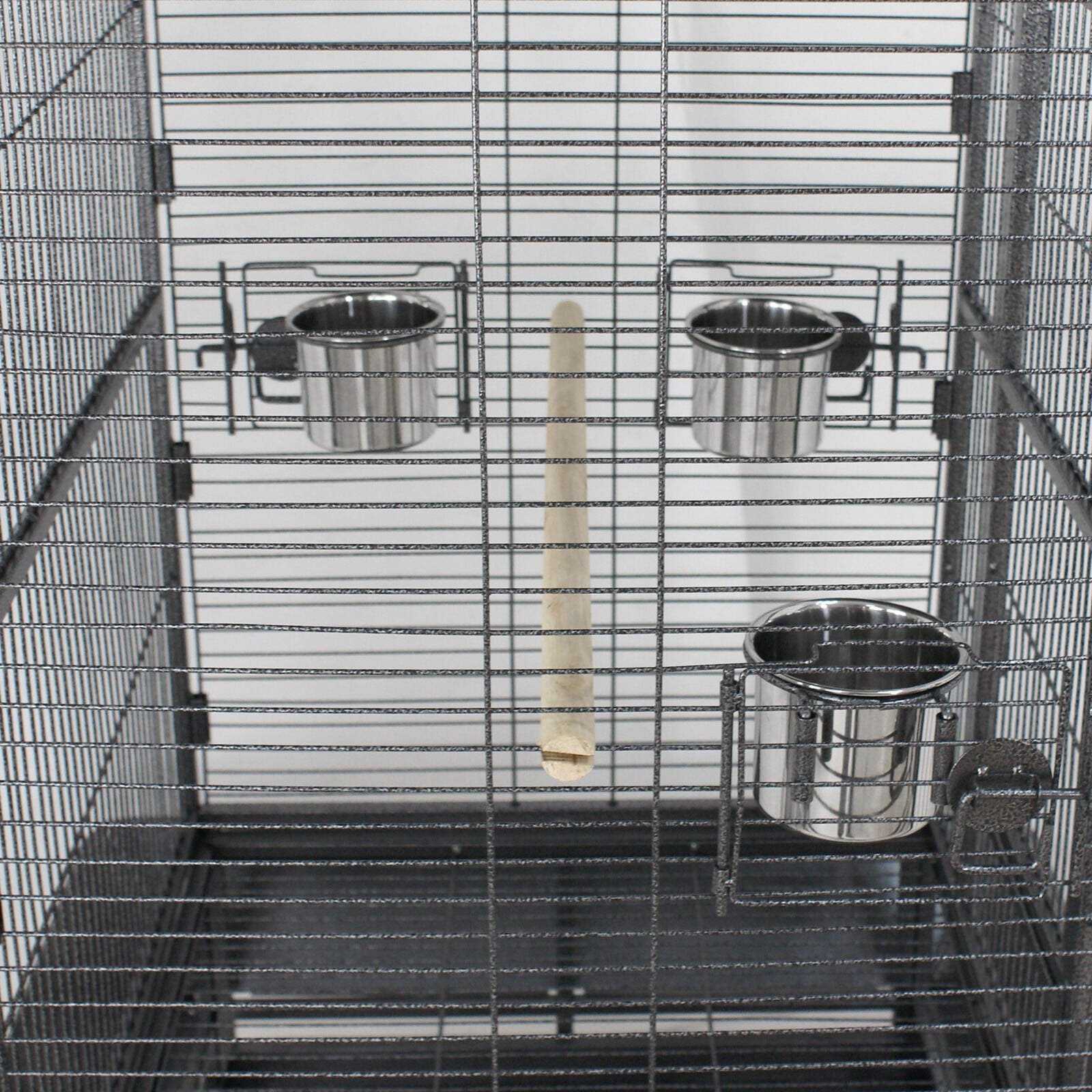 ZENSTYLE Large Space Bird Cage with Rolling Stand Metal Frame 68